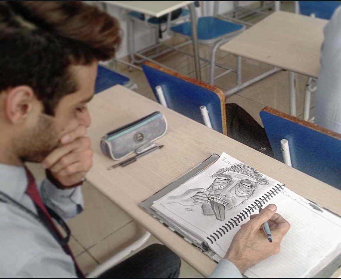 Punch — sketch in a lived space